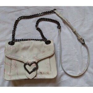 Aimee Kestenberg Leather Convertible Crossbody Lovers Lane Light Green Gold